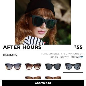 Quay After Hours- Matte Black